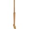 Ekena Millwork Kennewick Rough Sawn Timber Gable Bracket, Western Red Cedar, 108"W x 54"H x 2"D x 4"F, 12/12 Pitch GBW108X54X0204KEN00RWR - alternate 3